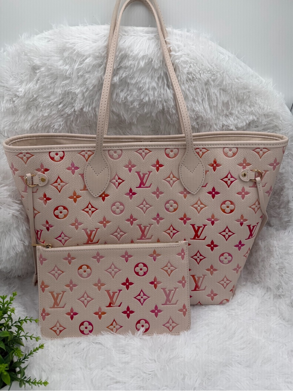 Louis Vuitton limited edition Empreinte Sunrise Aquarelle Neverfull MM ❤️🔥